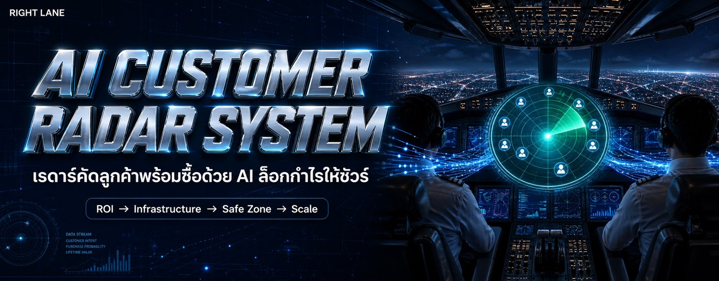 AI Customer Radar System — เรดาร์คัดลูกค้าพร้อมซื้อด้วย AI ล็อกกำไรให้ชัวร์